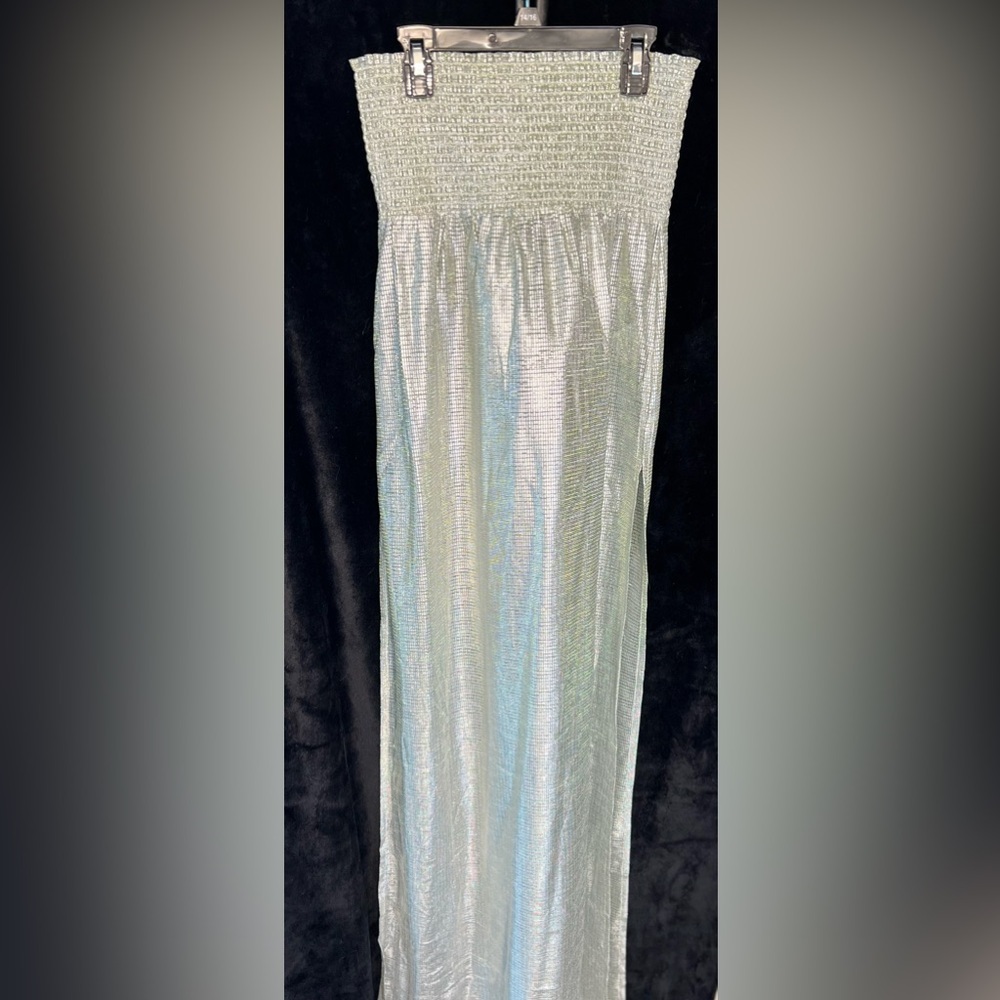 💚💚 KURT GEIGER SHOREDITCH GREEN/SILVER MAXI DRESS-SZ S💚💚NWT - Picture 14 of 17